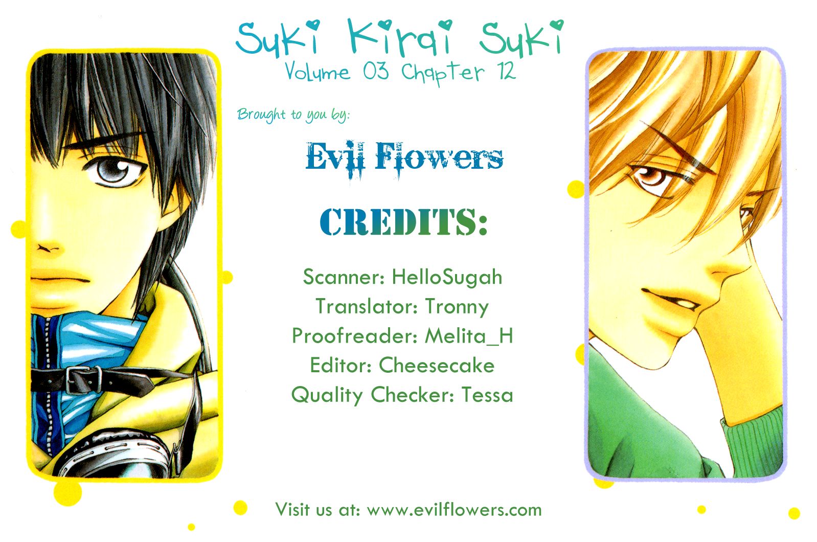 Suki Kirai Suki (TSUKISHIMA Haru) Chapter 12 page 3 - Chapter 12 : I Like You (End)