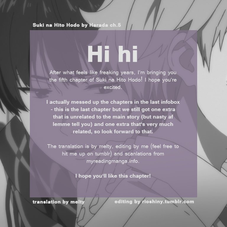 Suki na Hito Hodo Chapter 5 page 1 - Chapter 5