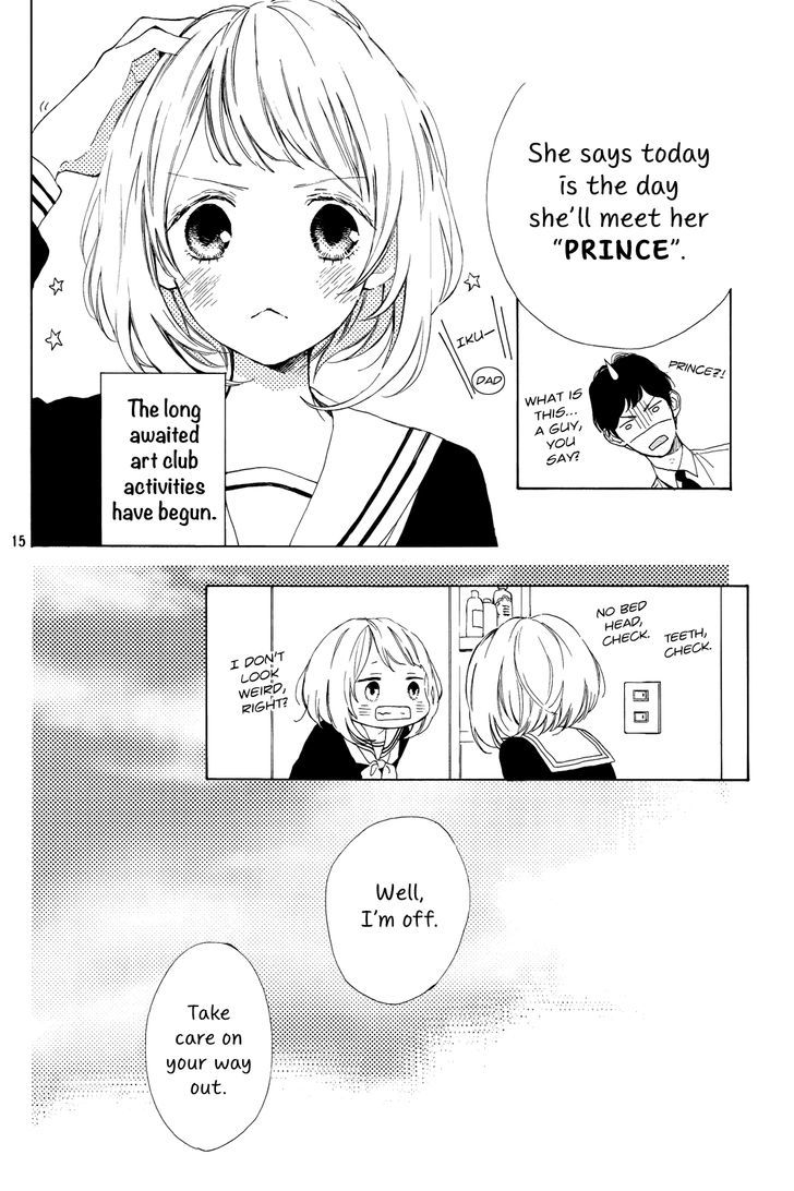 Suki ni Naranai yo, Senpai Chapter 1 page 16 - Chapter 1 : The Prince of the Art Club?