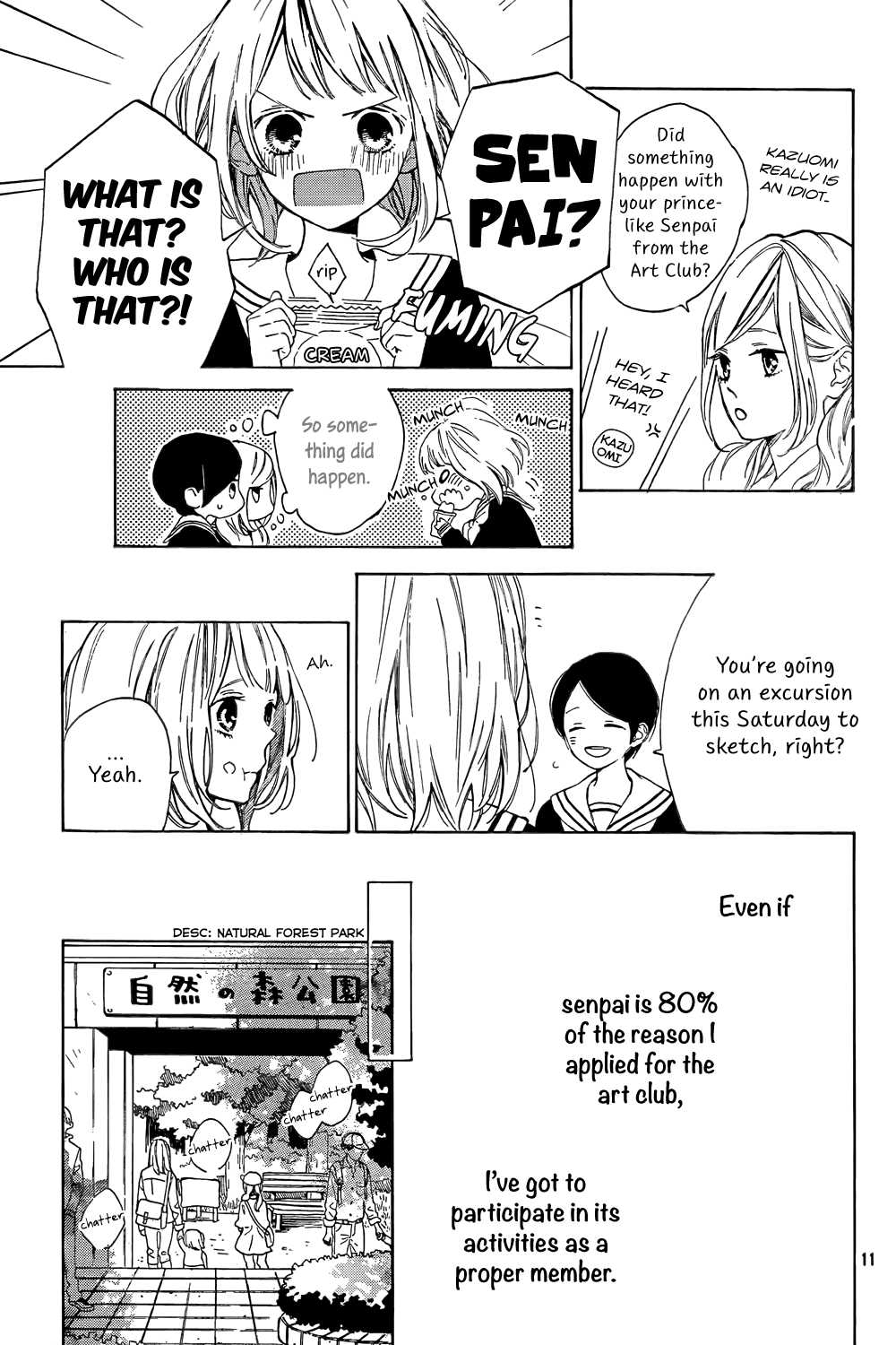Suki ni Naranai yo, Senpai Chapter 2 page 12 - Chapter 2 : Iku-chan's great blunder.
