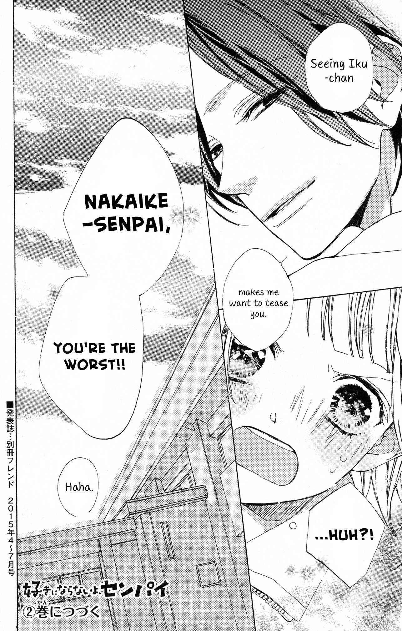 Suki ni Naranai yo, Senpai Chapter 4 page 37 - Chapter 4 : Senpai's Mean