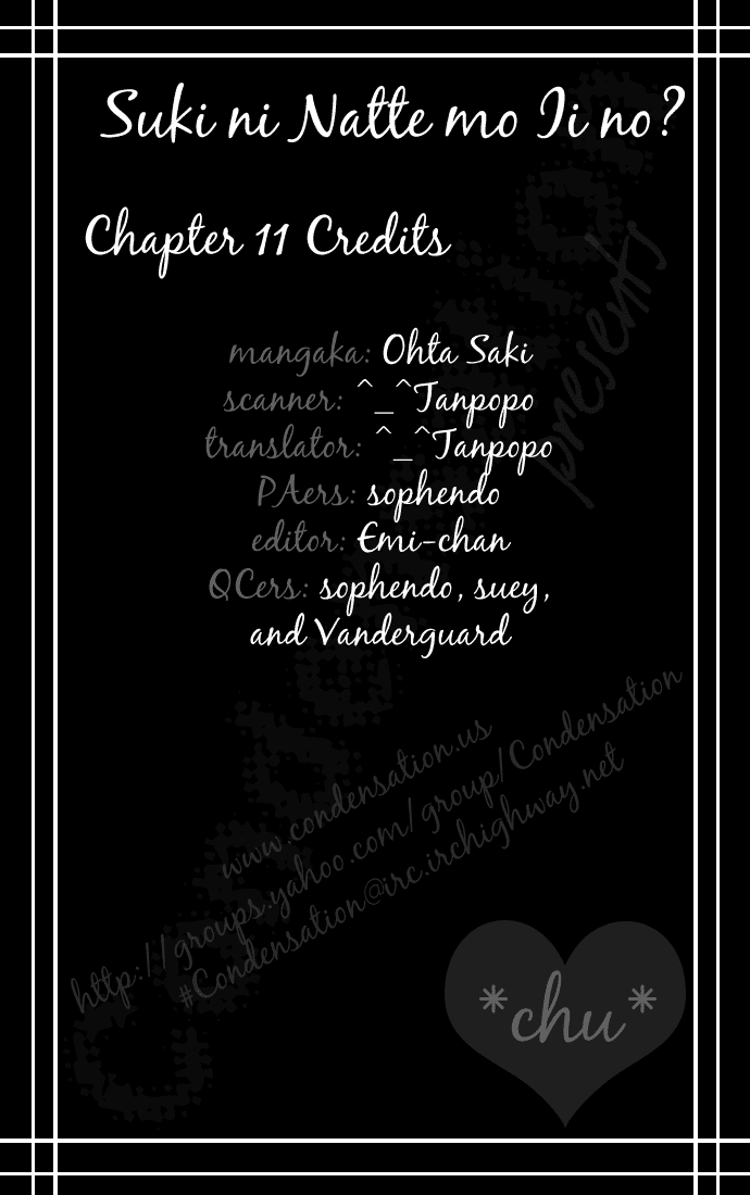 Suki ni Natte mo Ii no? Chapter 11 page 1 - Chapter 11
