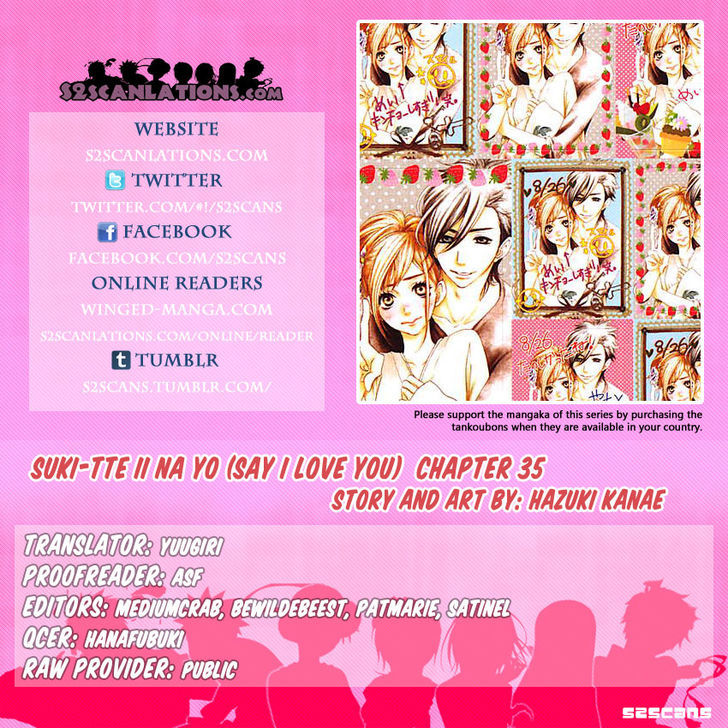 Suki tte Ii na yo. Chapter 35 page 2 - Chapter 35