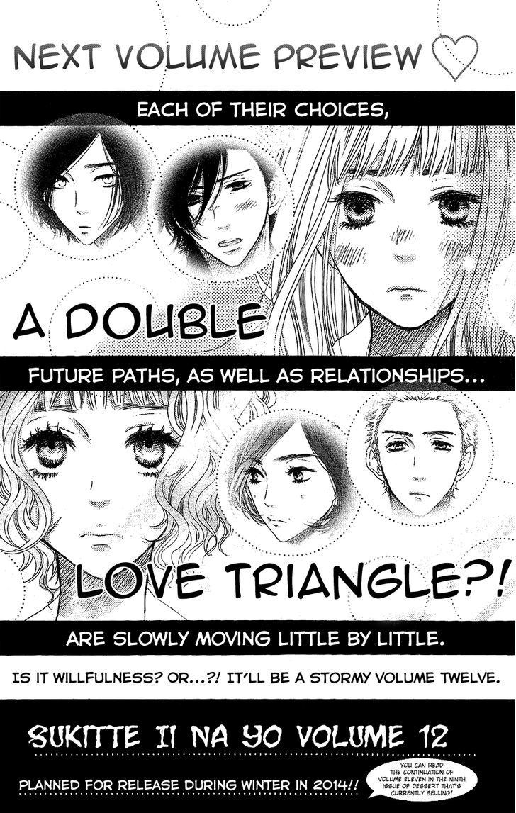 Suki tte Ii na yo. Chapter 44 page 44 - Chapter 44