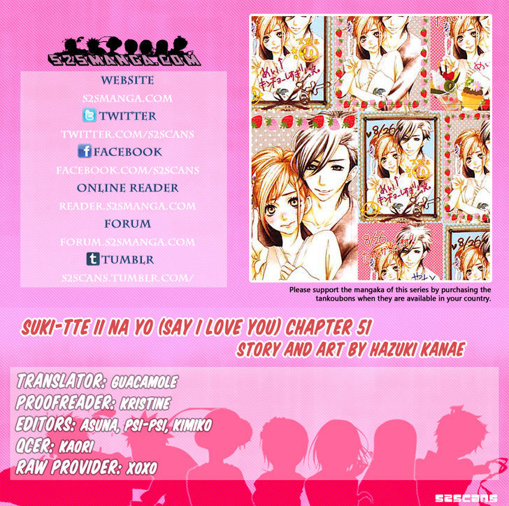 Suki tte Ii na yo. Chapter 51 page 1 - Chapter 51