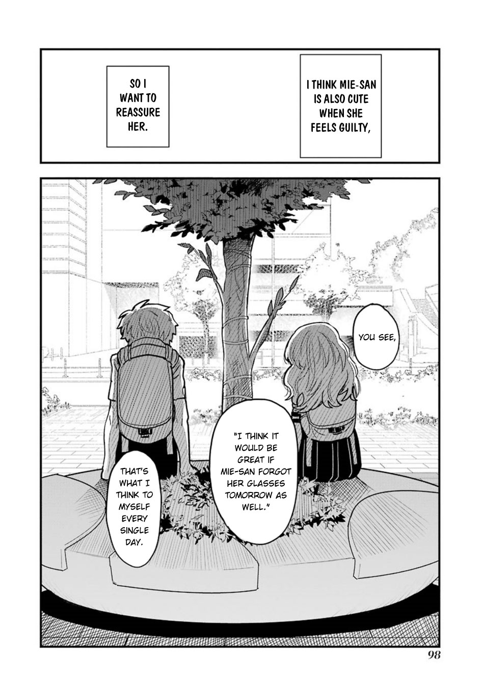 Sukinako ga Megane wo Wasureta Chapter 49 page 15 - Chapter 49