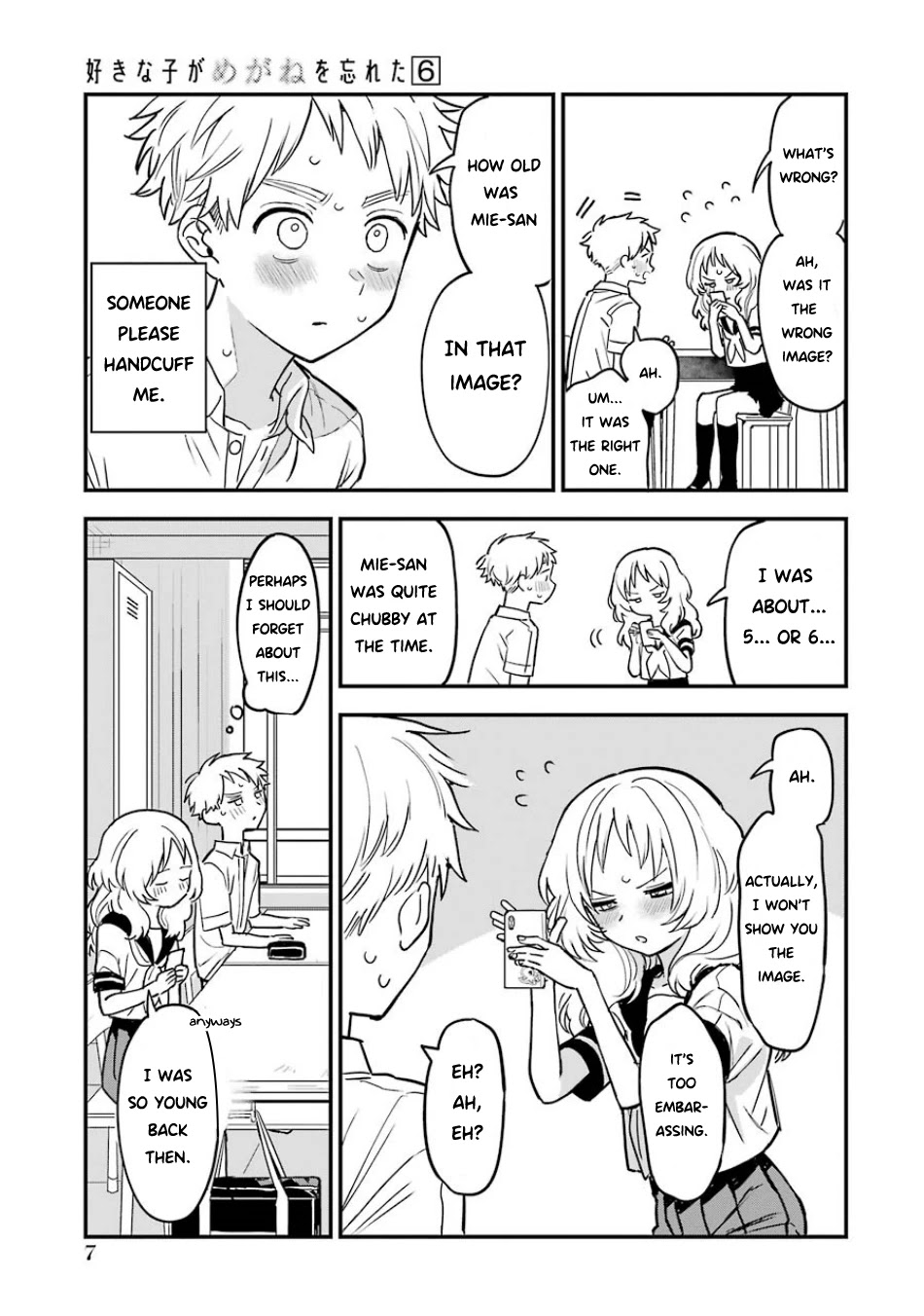 Sukinako ga Megane wo Wasureta Chapter 58 page 10 - Chapter 58