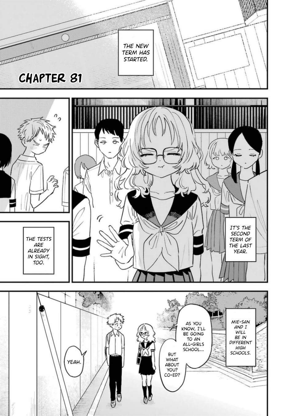 Sukinako ga Megane wo Wasureta Chapter 81 page 2 - Chapter 81