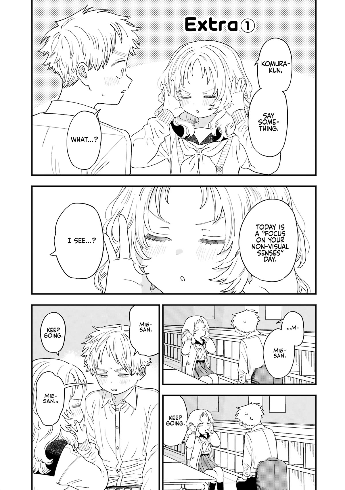 Sukinako ga Megane wo Wasureta Chapter 87.5 page 1 - Chapter 87.5: Extras