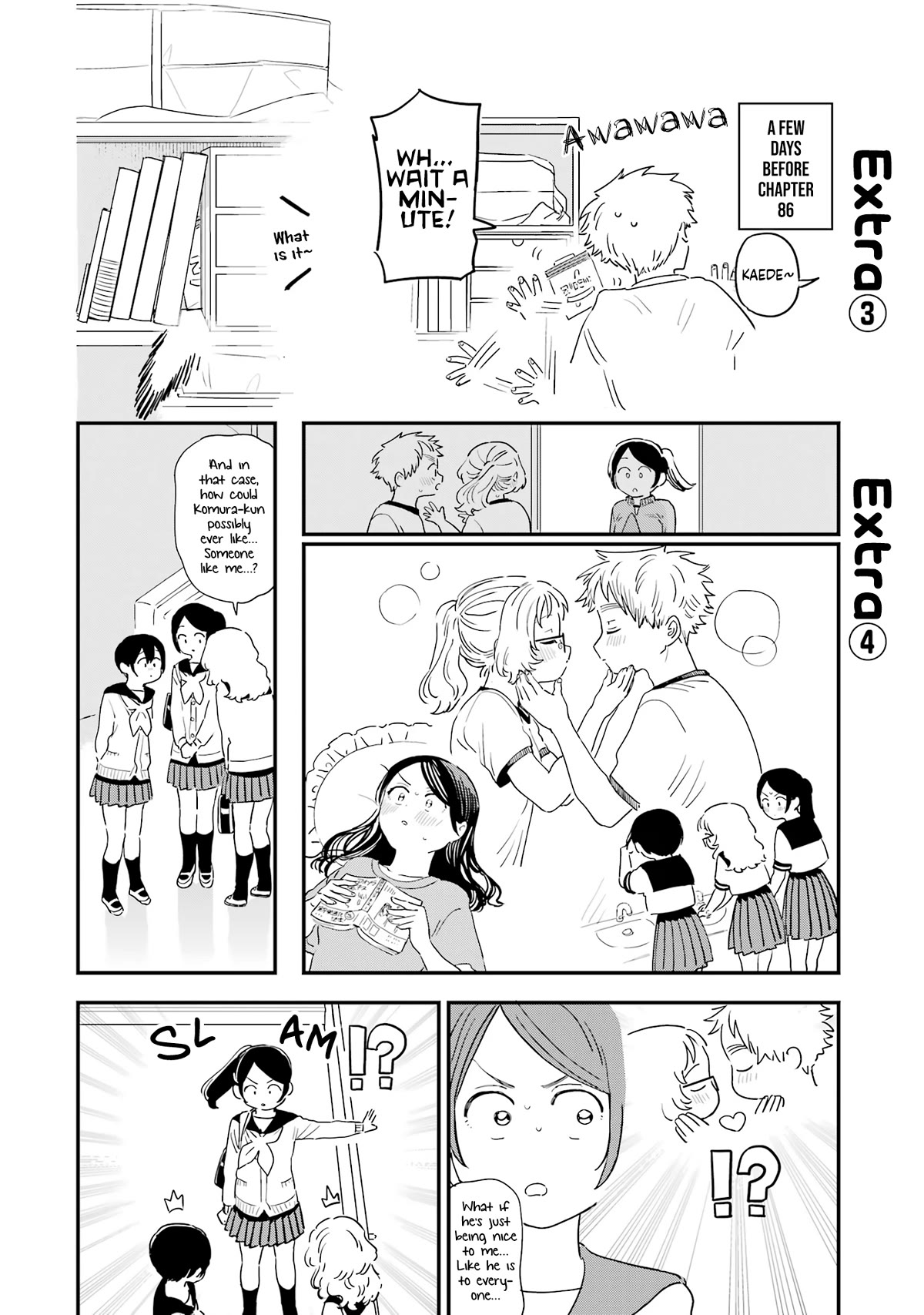 Sukinako ga Megane wo Wasureta Chapter 87.5 page 4 - Chapter 87.5: Extras