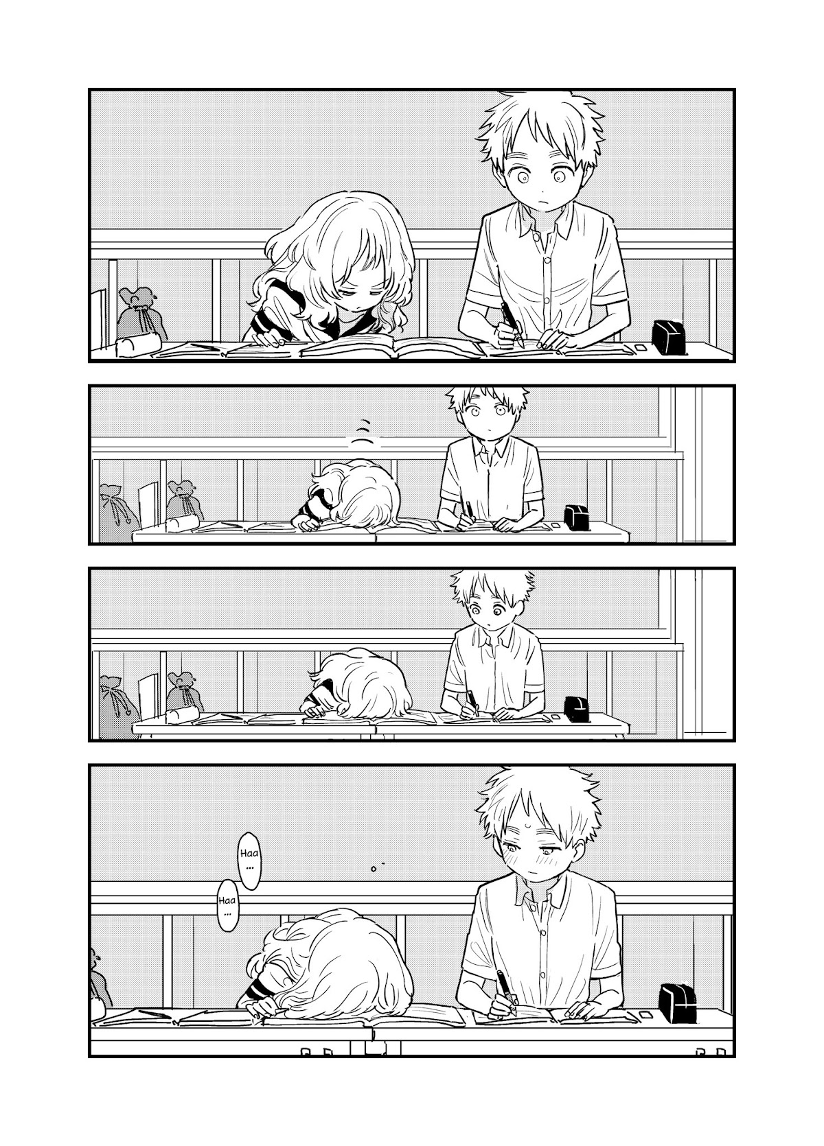 Sukinako ga Megane wo Wasureta Chapter 89.1 page 1 - Chapter 89.1: In Class