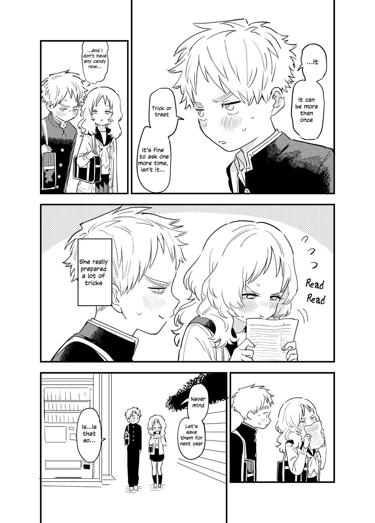 Sukinako ga Megane wo Wasureta Chapter 89.3 page 4 - Chapter 89.3: Happy Halloween
