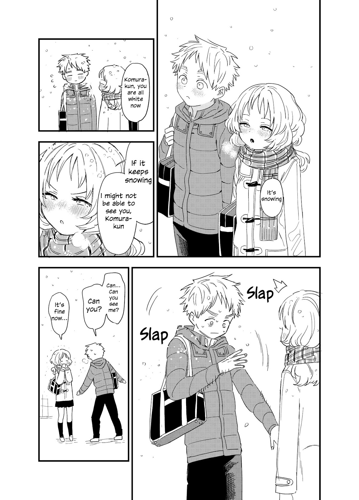Sukinako ga Megane wo Wasureta Chapter 89.4 page 1 - Chapter 89.4: Snowy Day