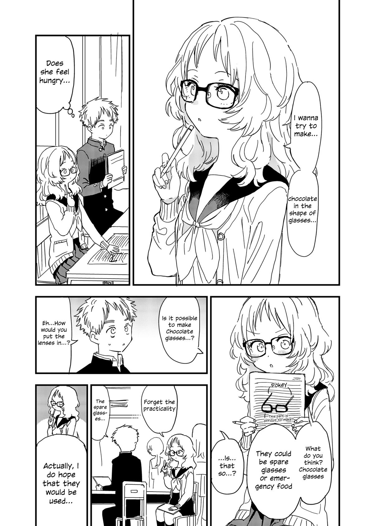 Sukinako ga Megane wo Wasureta Chapter 89.7 page 1 - Chapter 89.7: Chocolate