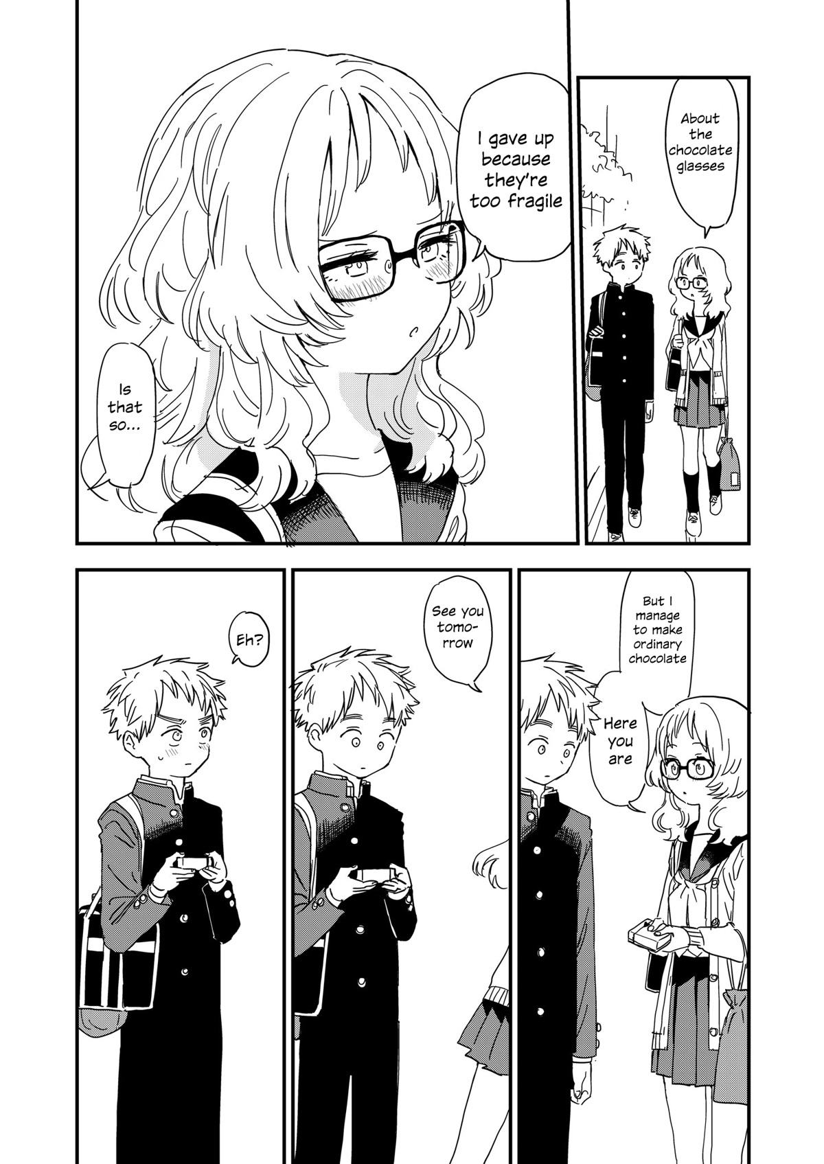 Sukinako ga Megane wo Wasureta Chapter 89.7 page 3 - Chapter 89.7: Chocolate