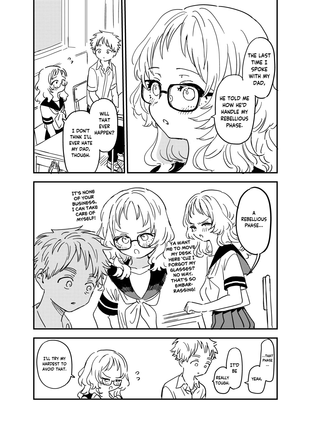 Sukinako ga Megane wo Wasureta Chapter 98.1 page 1 - Chapter 98.1: Dad's Feeling