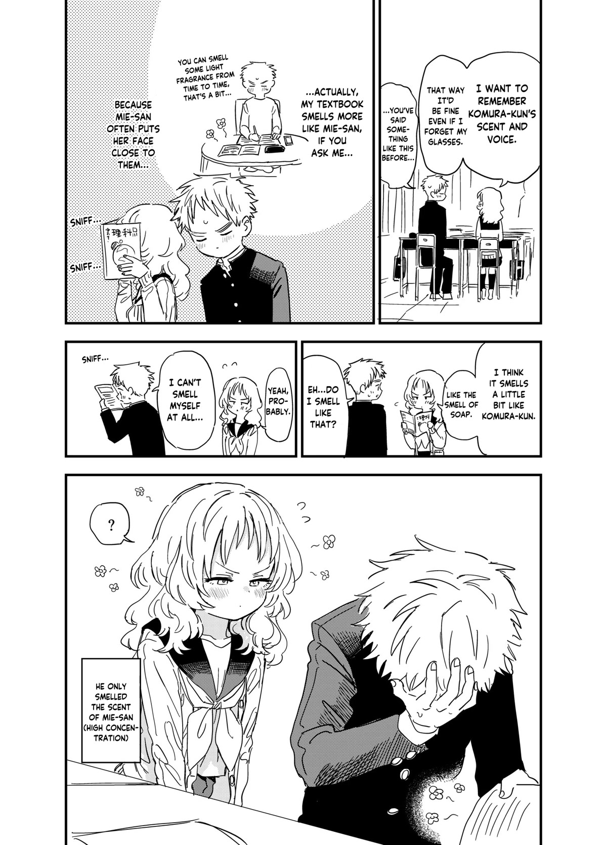 Sukinako ga Megane wo Wasureta Chapter 98.2 page 2 - Chapter 98.2: Your scent