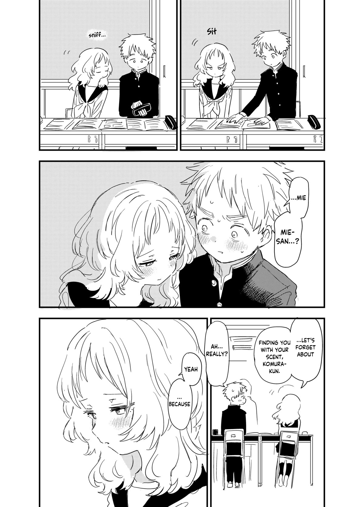 Sukinako ga Megane wo Wasureta Chapter 98.3 page 3 - Chapter 98.3: When I Smell You
