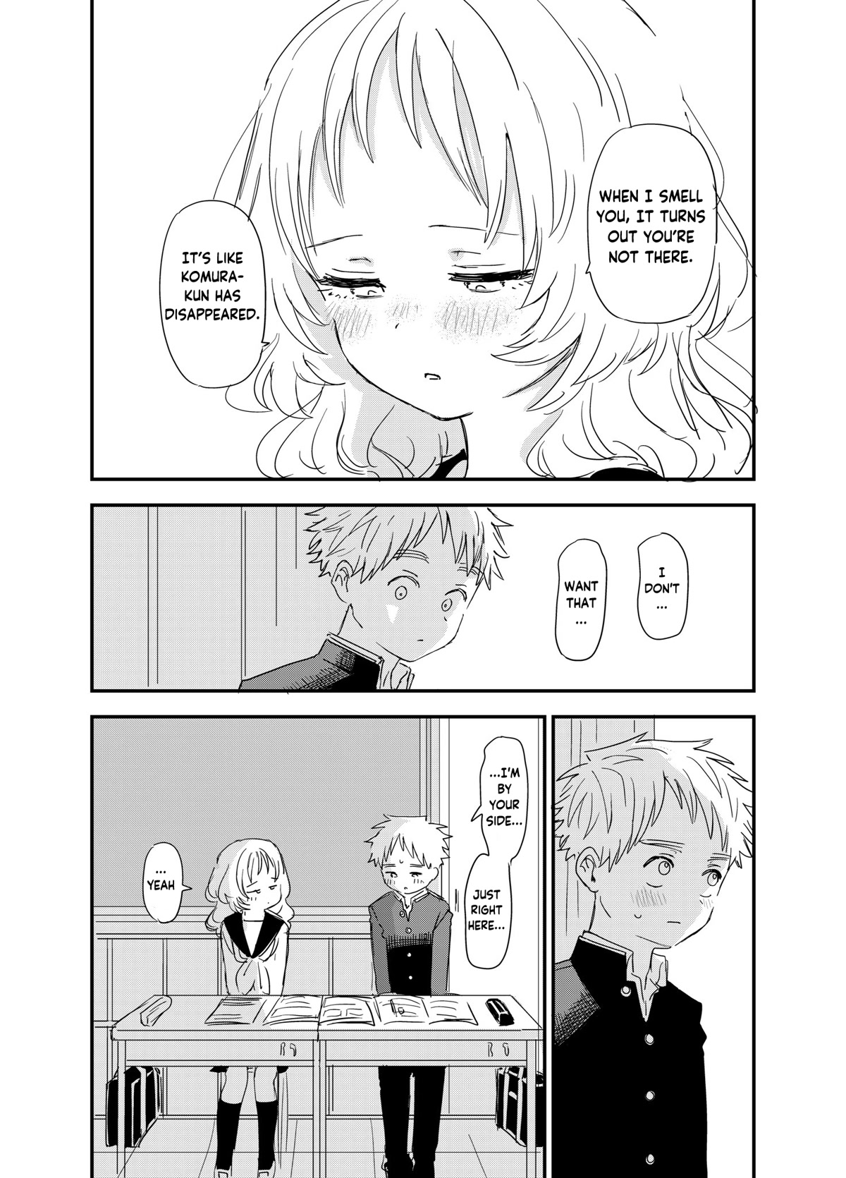 Sukinako ga Megane wo Wasureta Chapter 98.3 page 4 - Chapter 98.3: When I Smell You