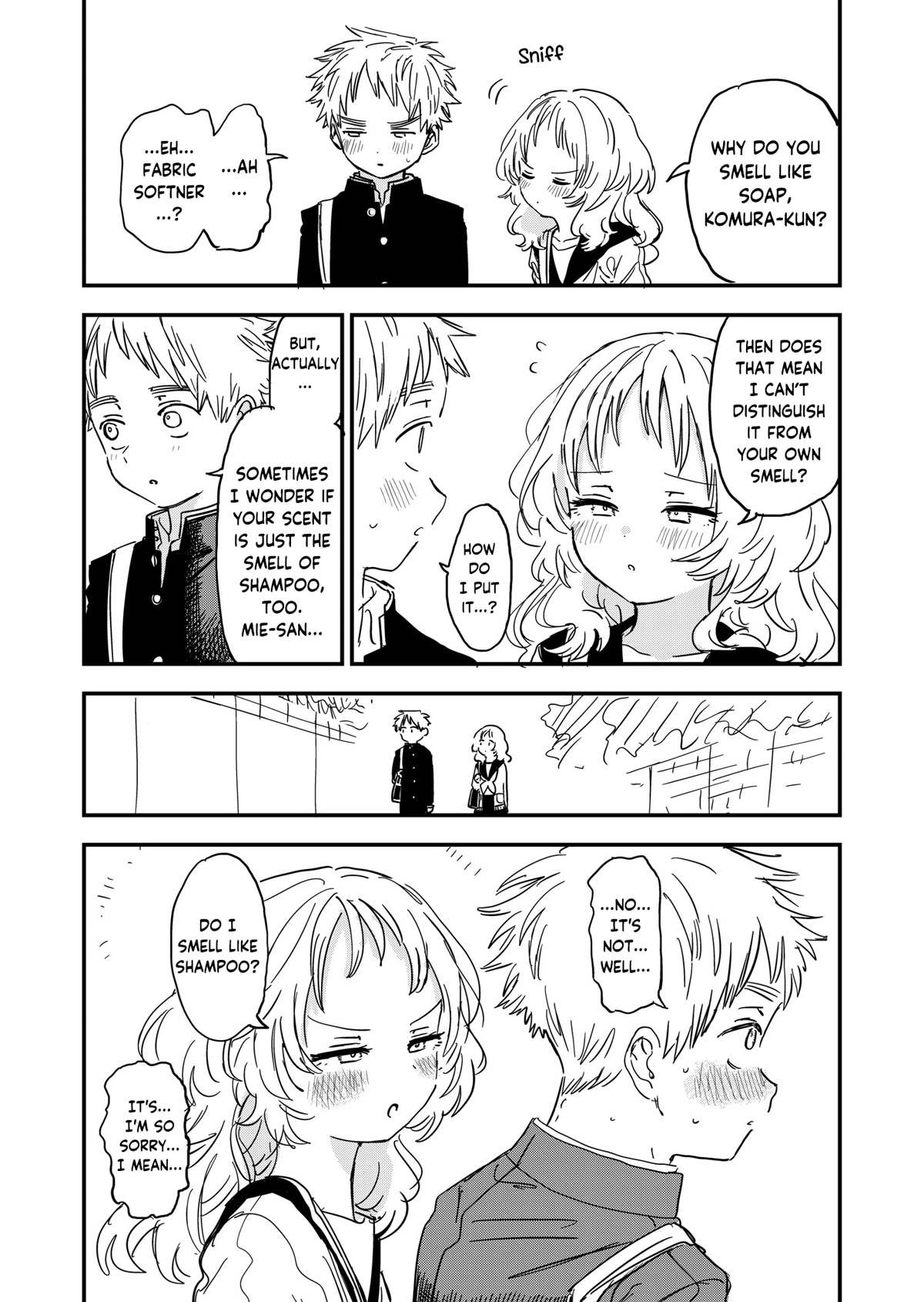 Sukinako ga Megane wo Wasureta Chapter 98.4 page 1 - Chapter 98.4: Soap and Shampoo