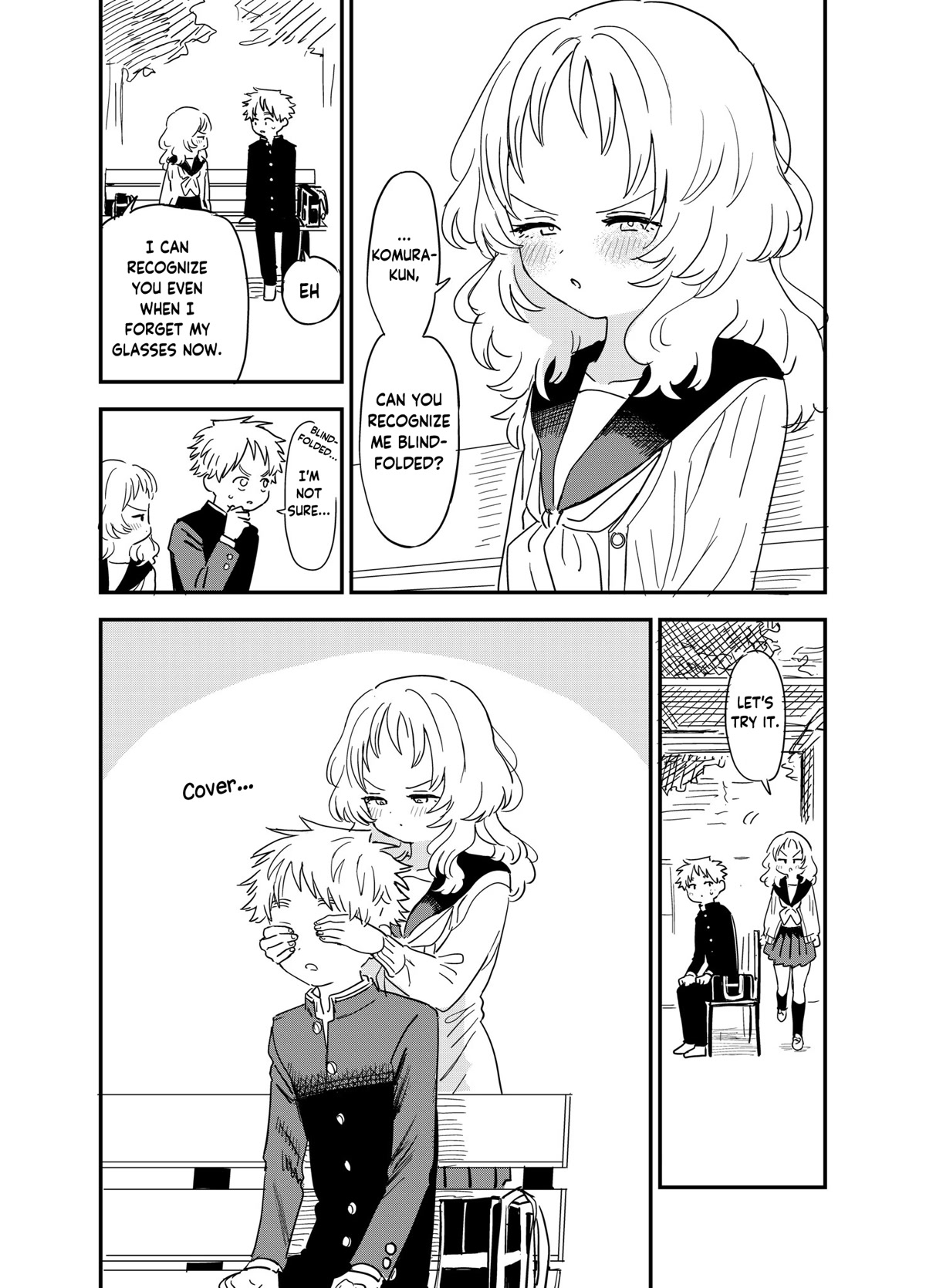Sukinako ga Megane wo Wasureta Chapter 98.8 page 2 - Chapter 98.8: Can You Find Me Blindfolded?