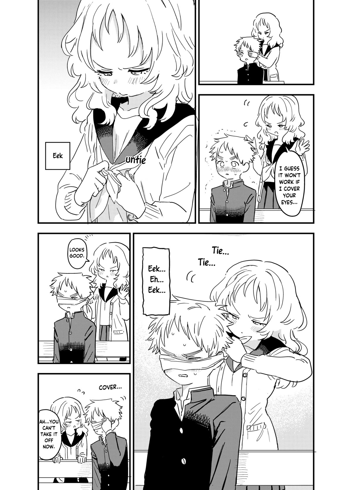 Sukinako ga Megane wo Wasureta Chapter 98.8 page 3 - Chapter 98.8: Can You Find Me Blindfolded?