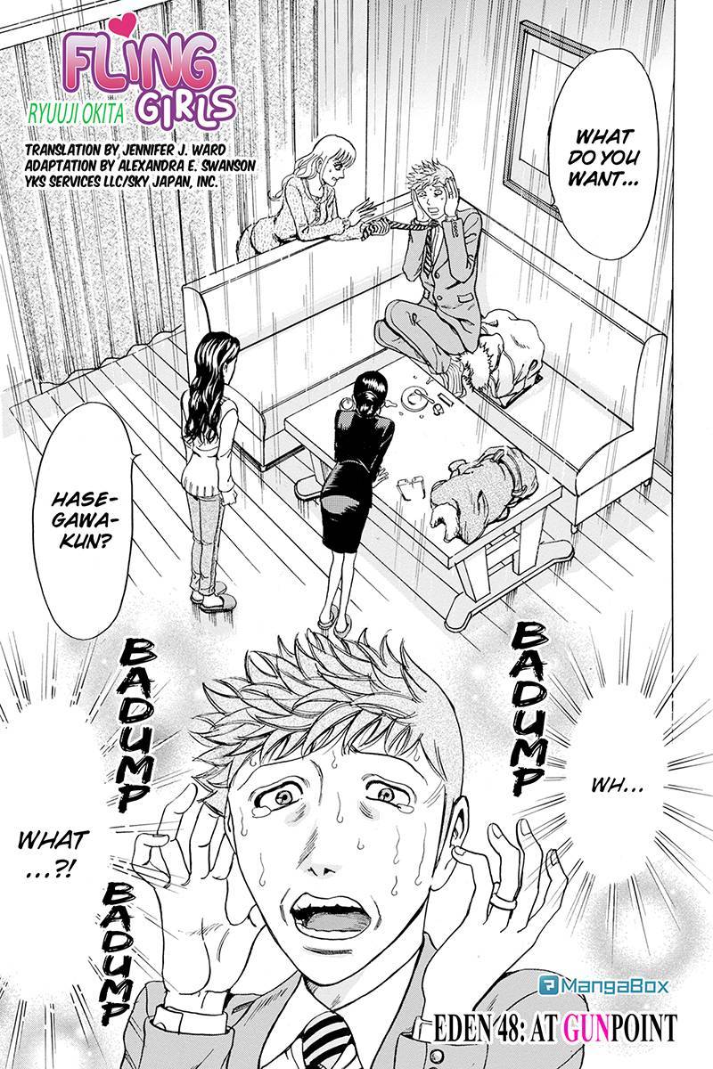 Sumarin Kanojo-tachi Chapter 48 page 1 - Chapter 48: At Gunpoint
