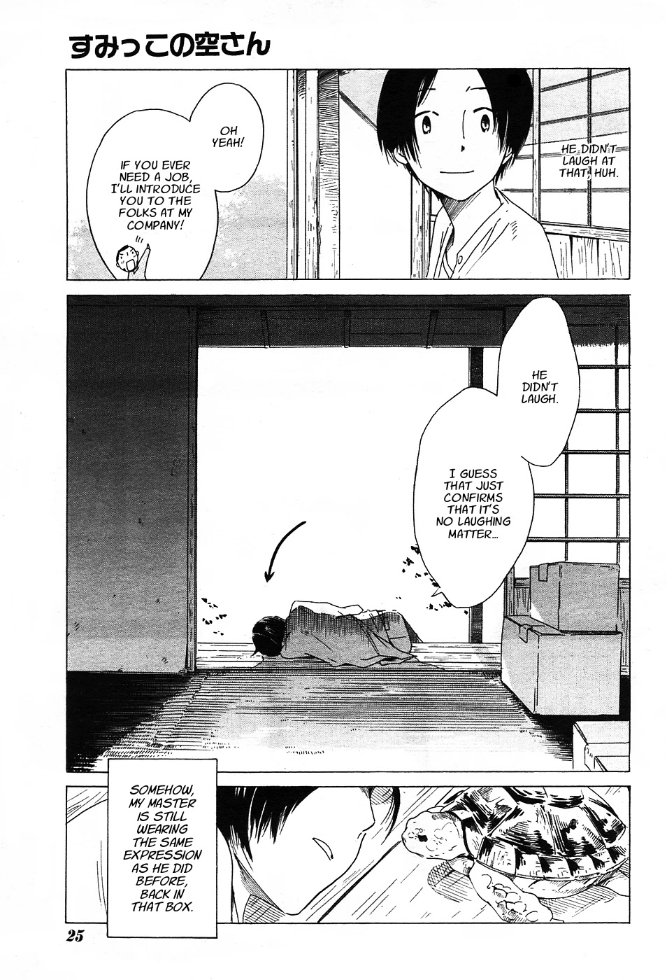 Sumikko no Sora-san Chapter 1 page 14 - Chapter 1: Kami-sama