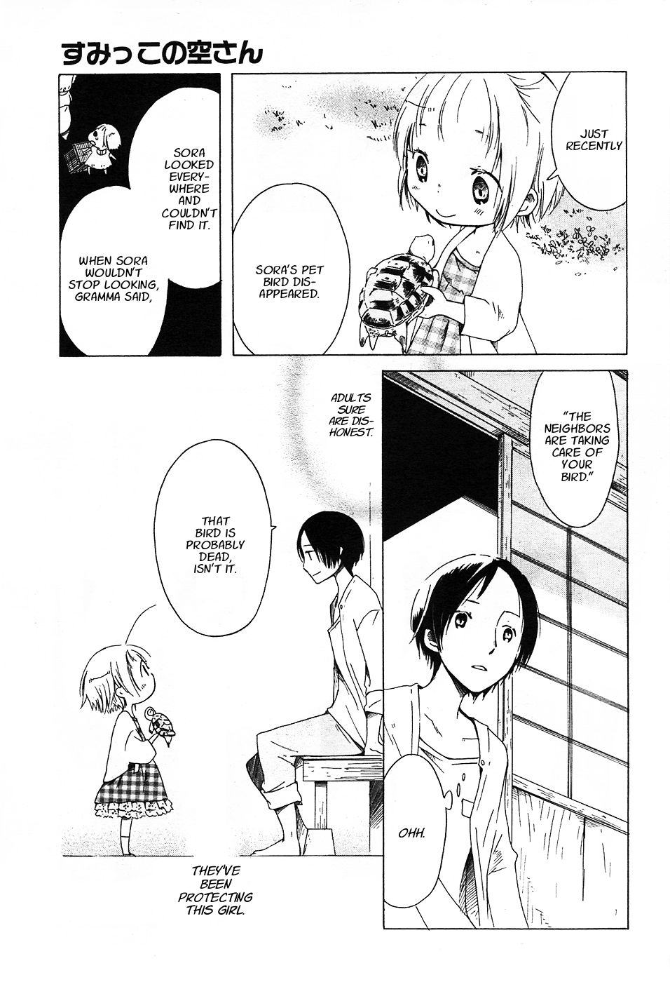 Sumikko no Sora-san Chapter 1 page 22 - Chapter 1: Kami-sama