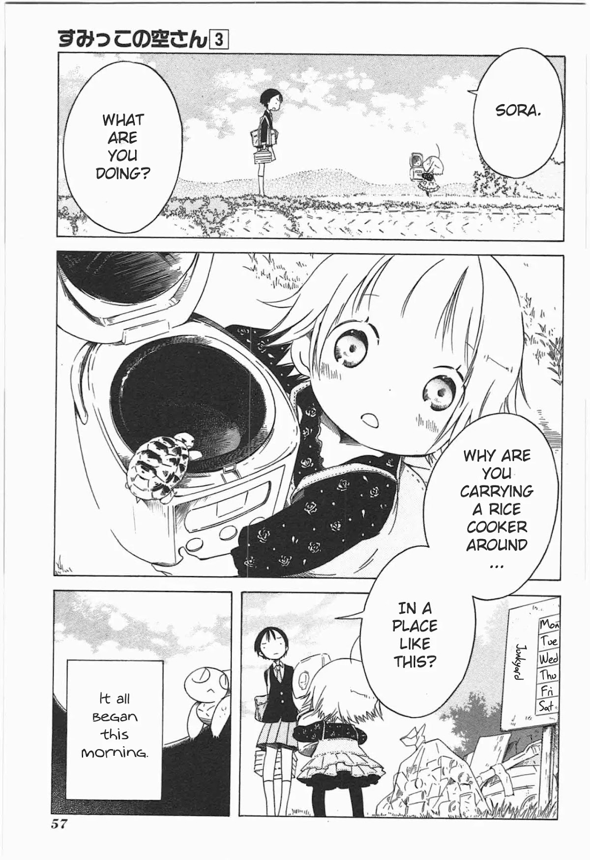 Sumikko no Sora-san Chapter 17 page 3 - Chapter 17: Words