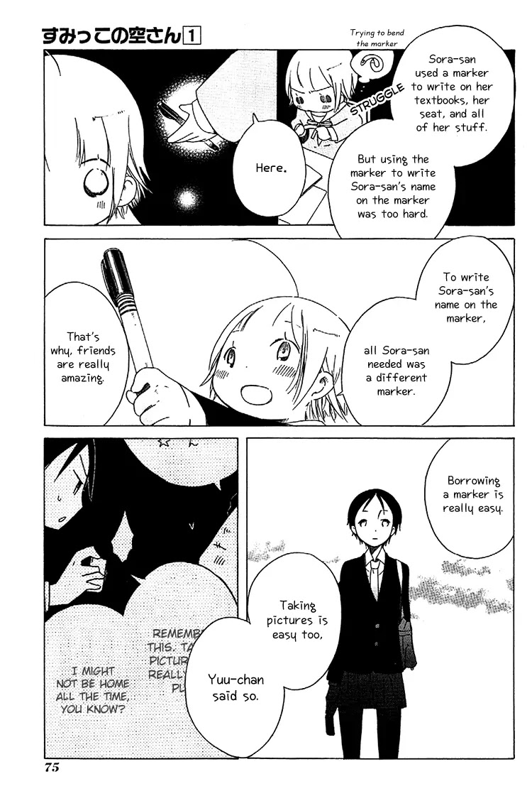Sumikko no Sora-san Chapter 3 page 21 - Chapter 3: Friend