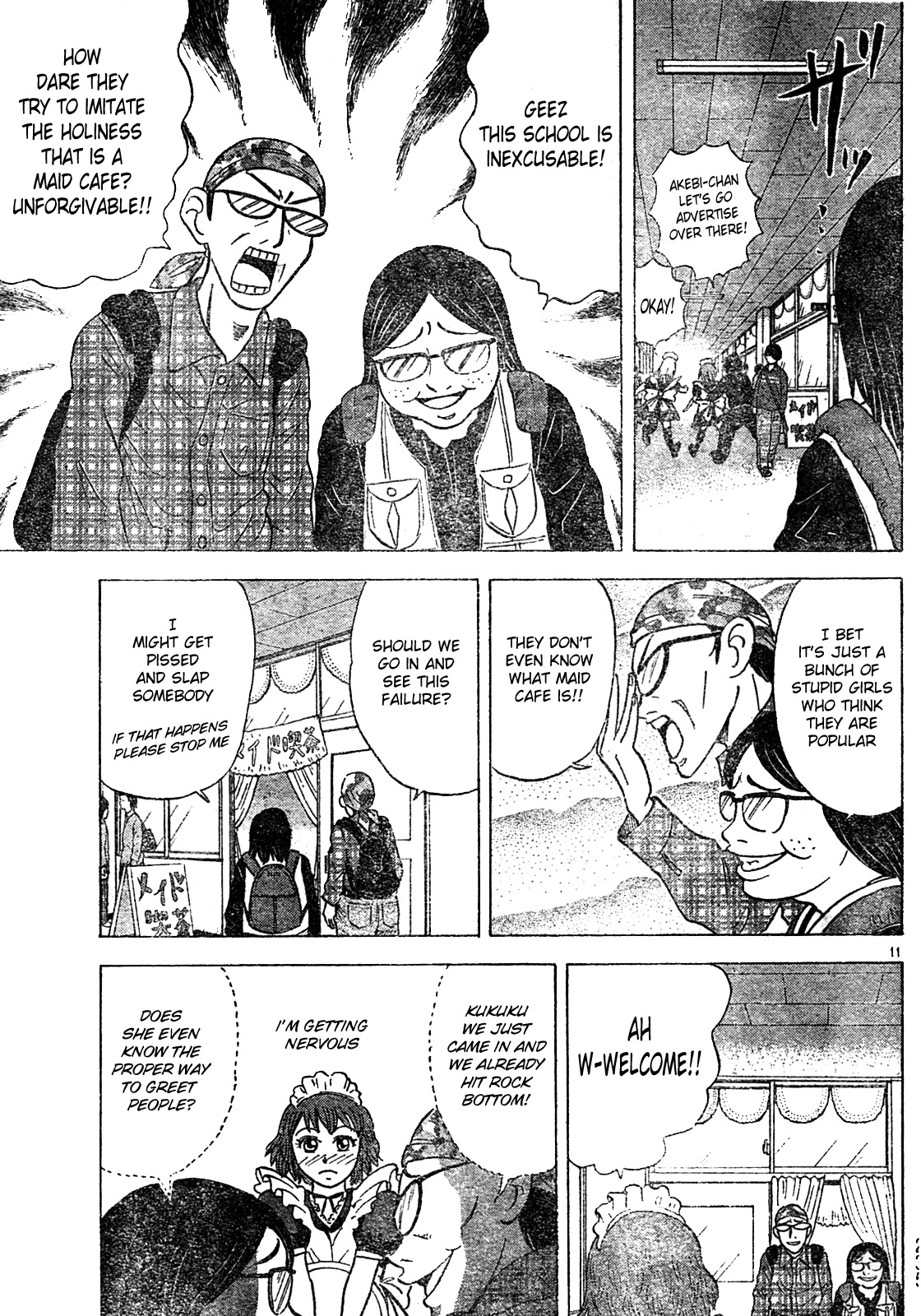 Sumire 16 Sai!! Chapter 23 page 11 - Chapter 23: Welcome to the Maid Cafe!!
