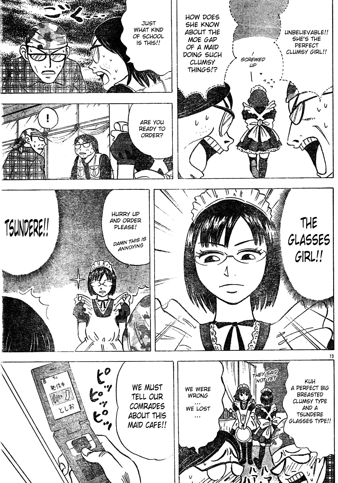 Sumire 16 Sai!! Chapter 23 page 13 - Chapter 23: Welcome to the Maid Cafe!!