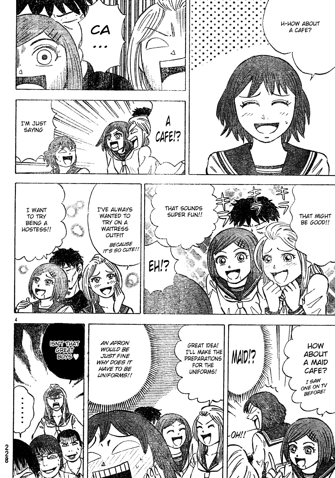 Sumire 16 Sai!! Chapter 23 page 4 - Chapter 23: Welcome to the Maid Cafe!!