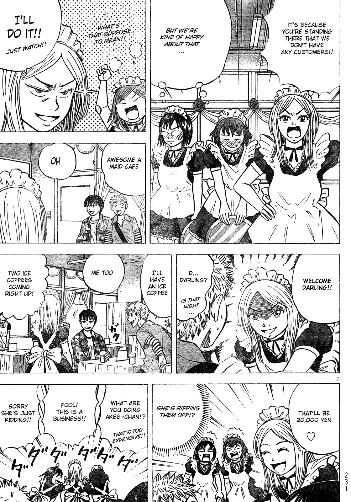 Sumire 16 Sai!! Chapter 23 page 7 - Chapter 23: Welcome to the Maid Cafe!!