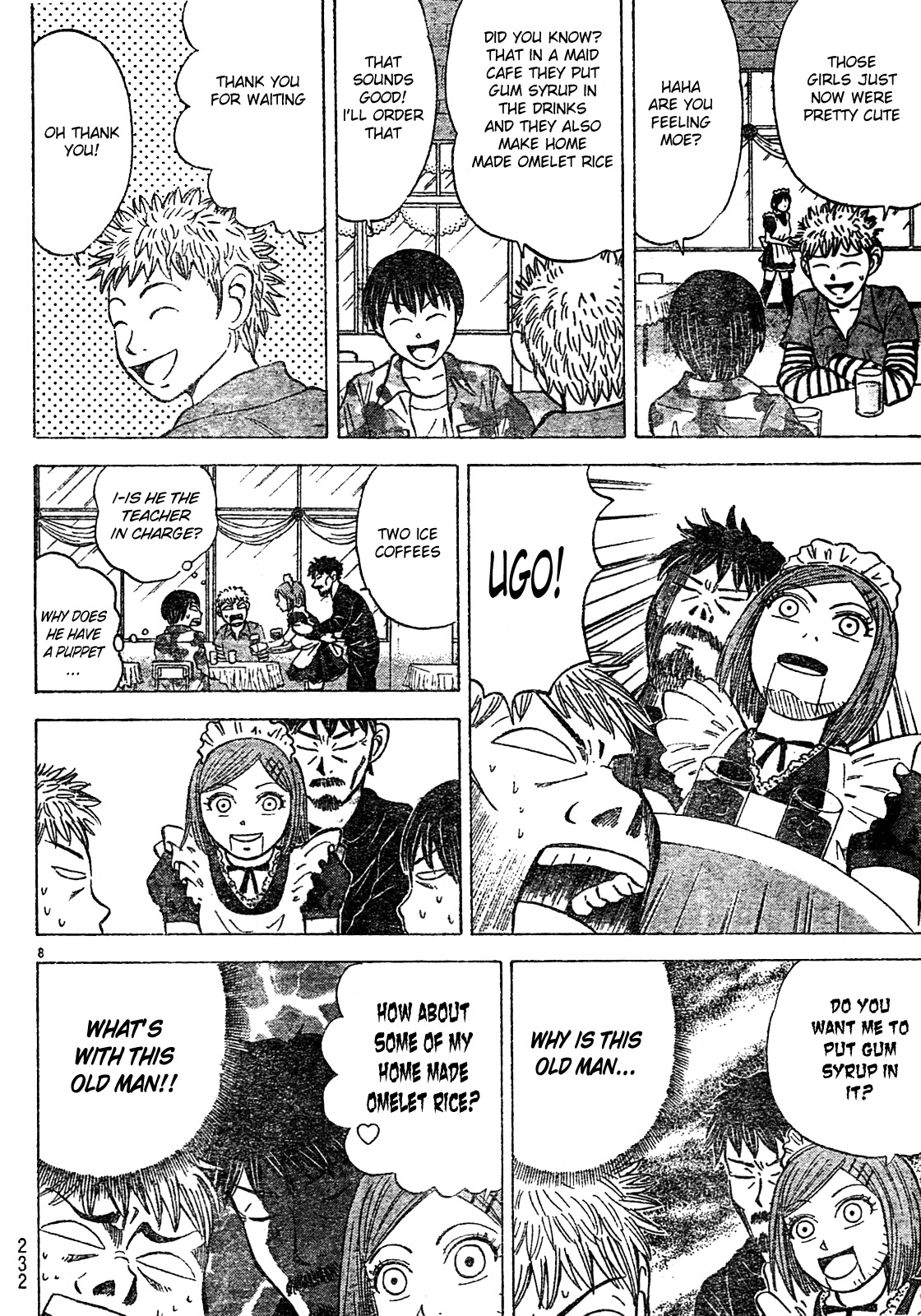 Sumire 16 Sai!! Chapter 23 page 8 - Chapter 23: Welcome to the Maid Cafe!!