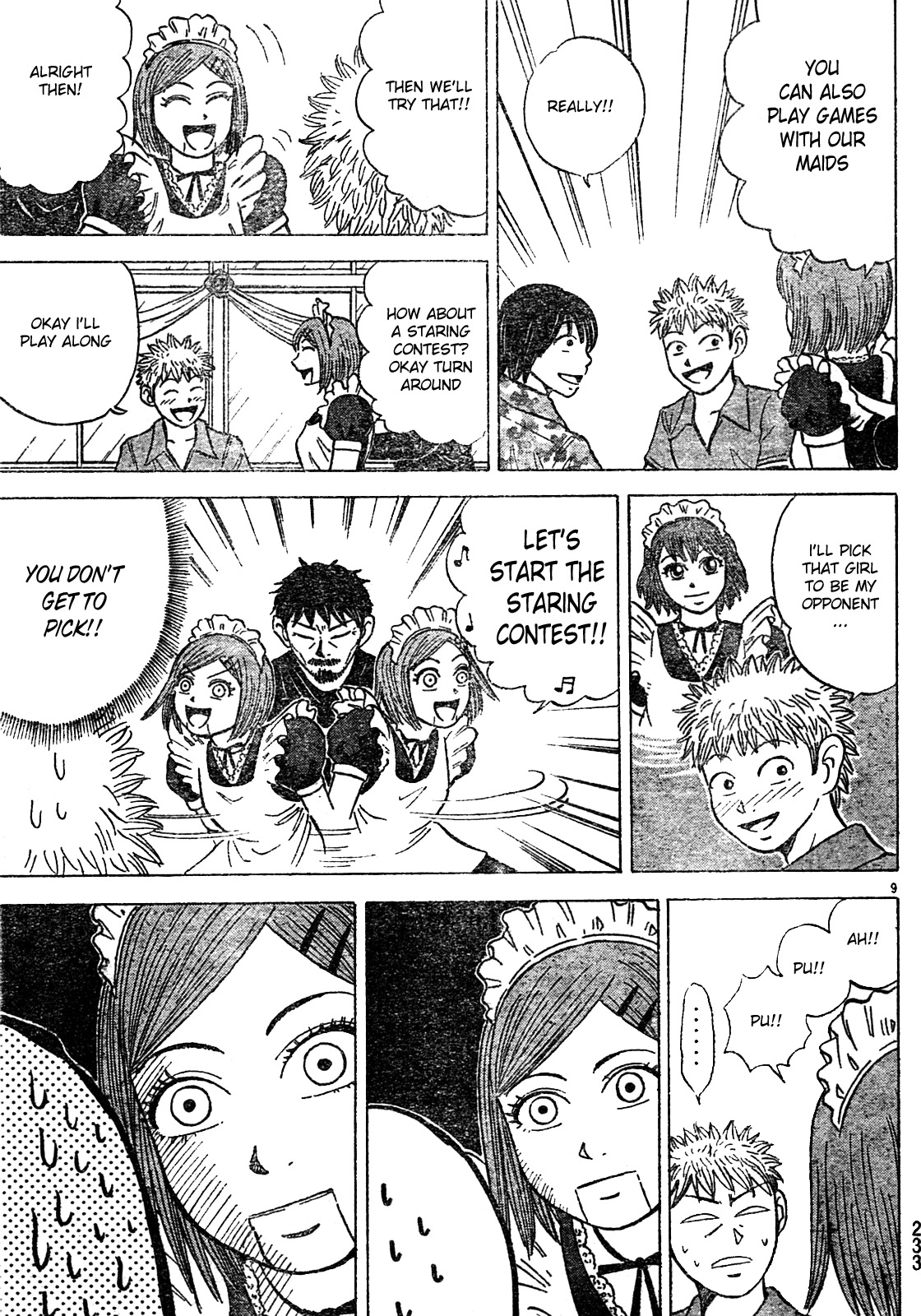 Sumire 16 Sai!! Chapter 23 page 9 - Chapter 23: Welcome to the Maid Cafe!!