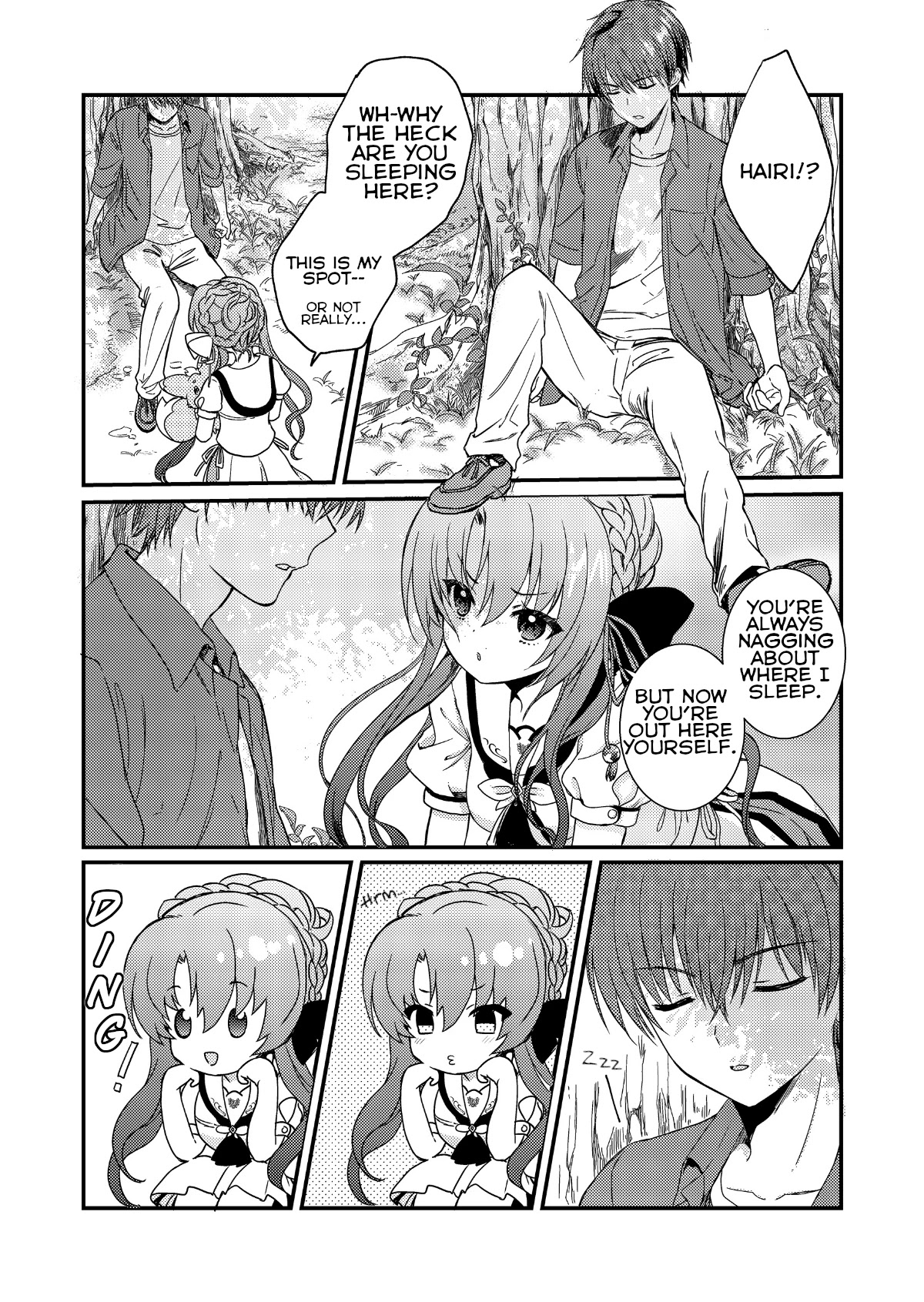 Summer Pockets Reflection Blue Support Manga Chapter 3 page 3 - Chapter 3: Ao chapter