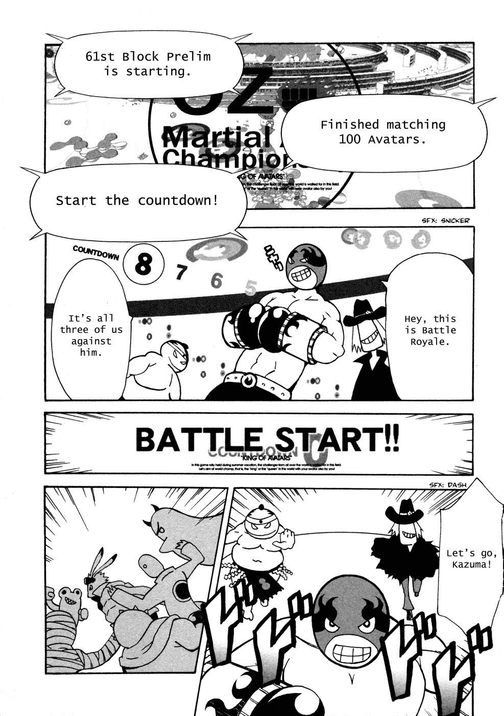 Summer Wars: King Kazuma vs Queen Ozu Chapter 2 page 9 - Chapter 2: Suprise Attack