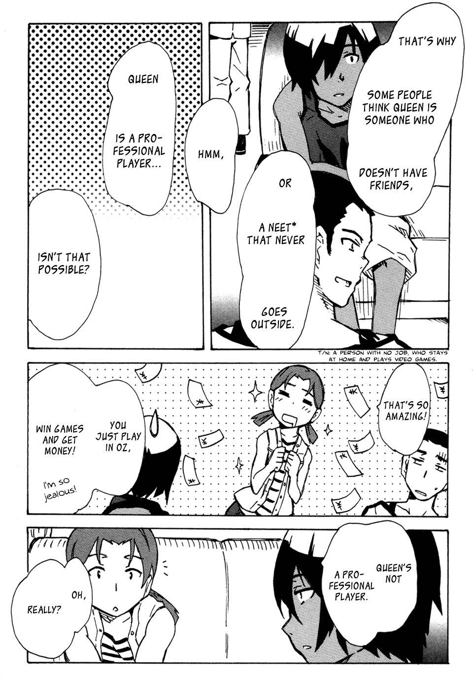 Summer Wars: King Kazuma vs Queen Ozu Chapter 6 page 16 - Chapter 6: Traveling