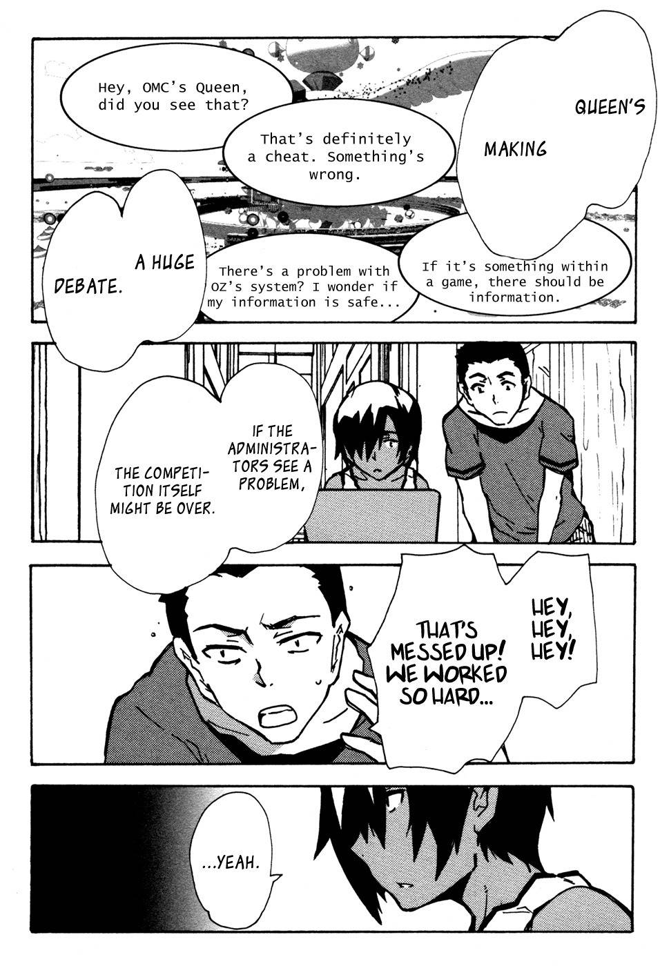 Summer Wars: King Kazuma vs Queen Ozu Chapter 8 page 21 - Chapter 8: Game Queen