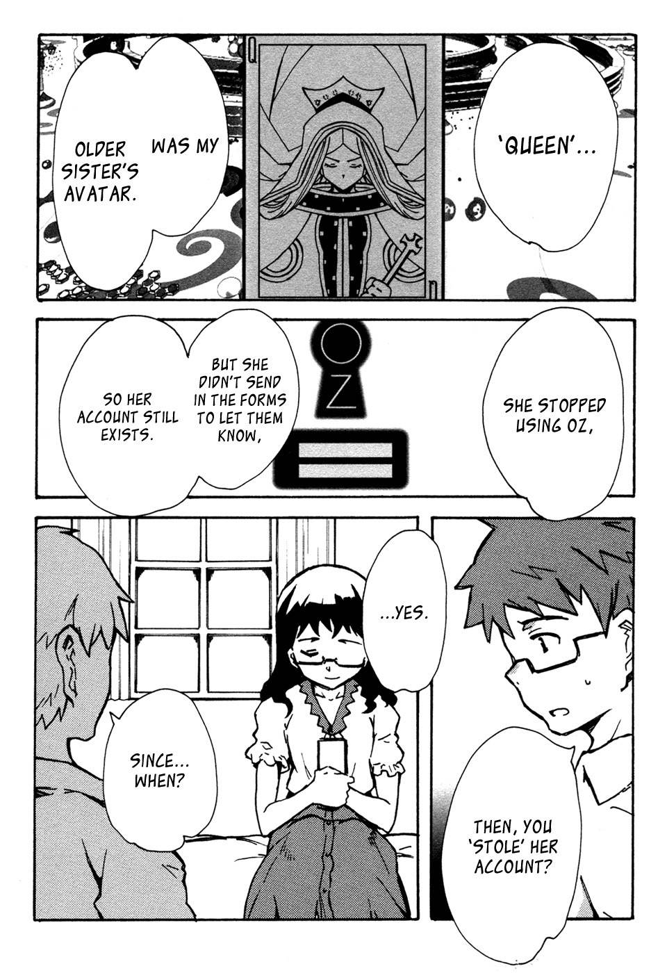 Summer Wars: King Kazuma vs Queen Ozu Chapter 8 page 5 - Chapter 8: Game Queen