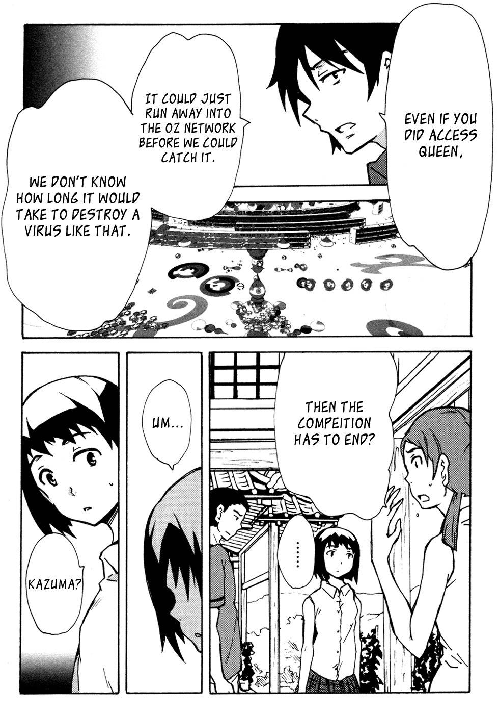 Summer Wars: King Kazuma vs Queen Ozu Chapter 9 page 13 - Chapter 9: King Kazuma