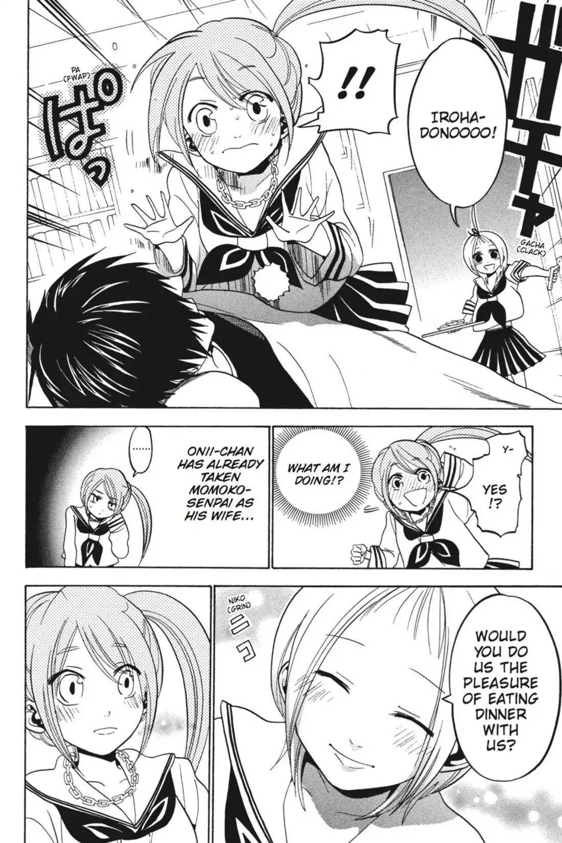 Sumomomo Momomo Chapter 18 page 9 - Chapter 18: Iroha Miyamoto's Rough Treatment