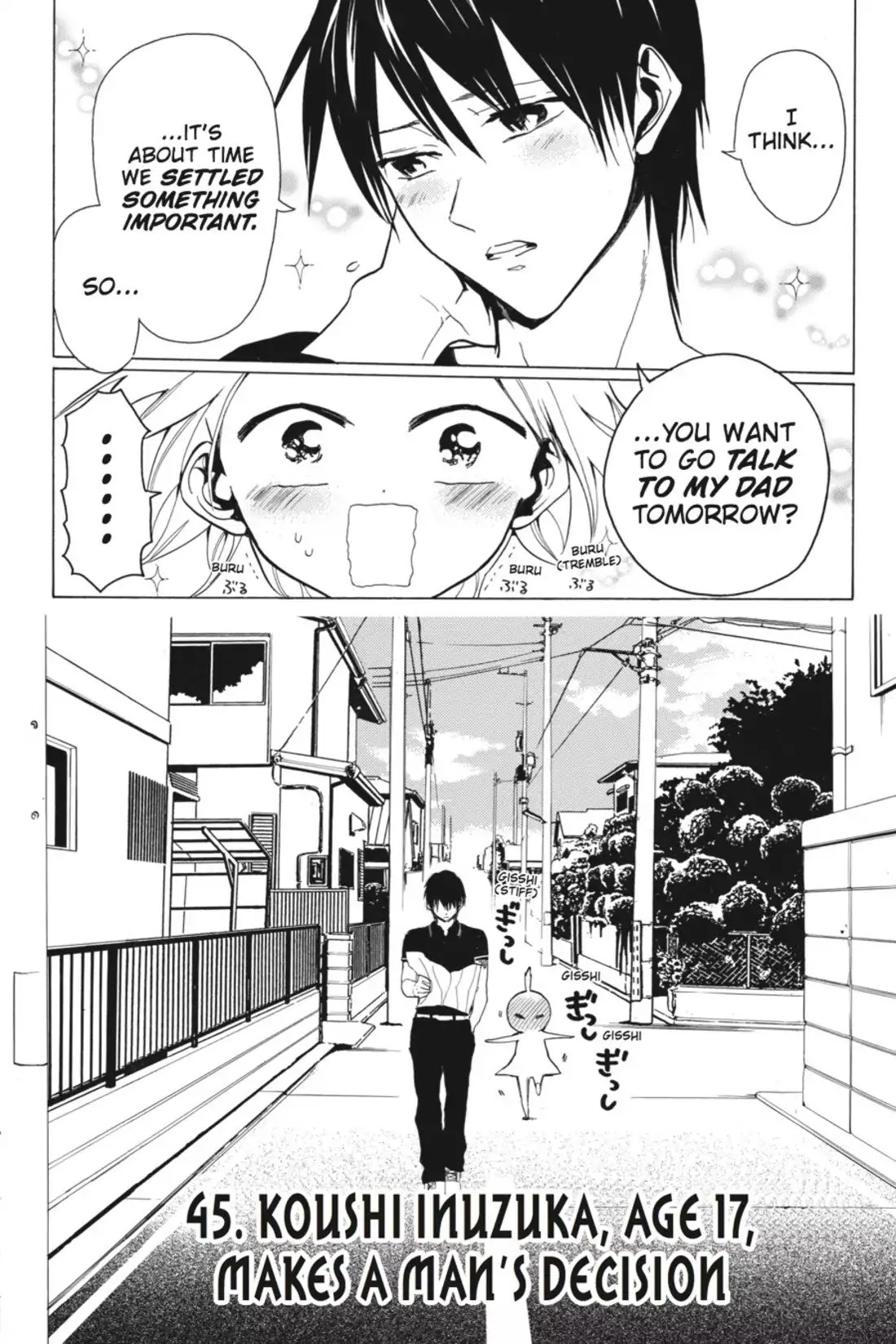Sumomomo Momomo Chapter 45 page 2 - Chapter 45: Koushi Inuzuka, Age 17, Makes a Man's Decision
