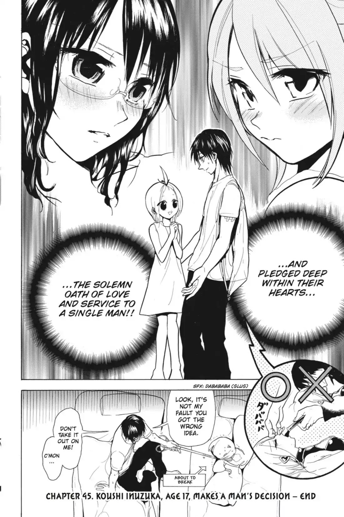 Sumomomo Momomo Chapter 45 page 26 - Chapter 45: Koushi Inuzuka, Age 17, Makes a Man's Decision