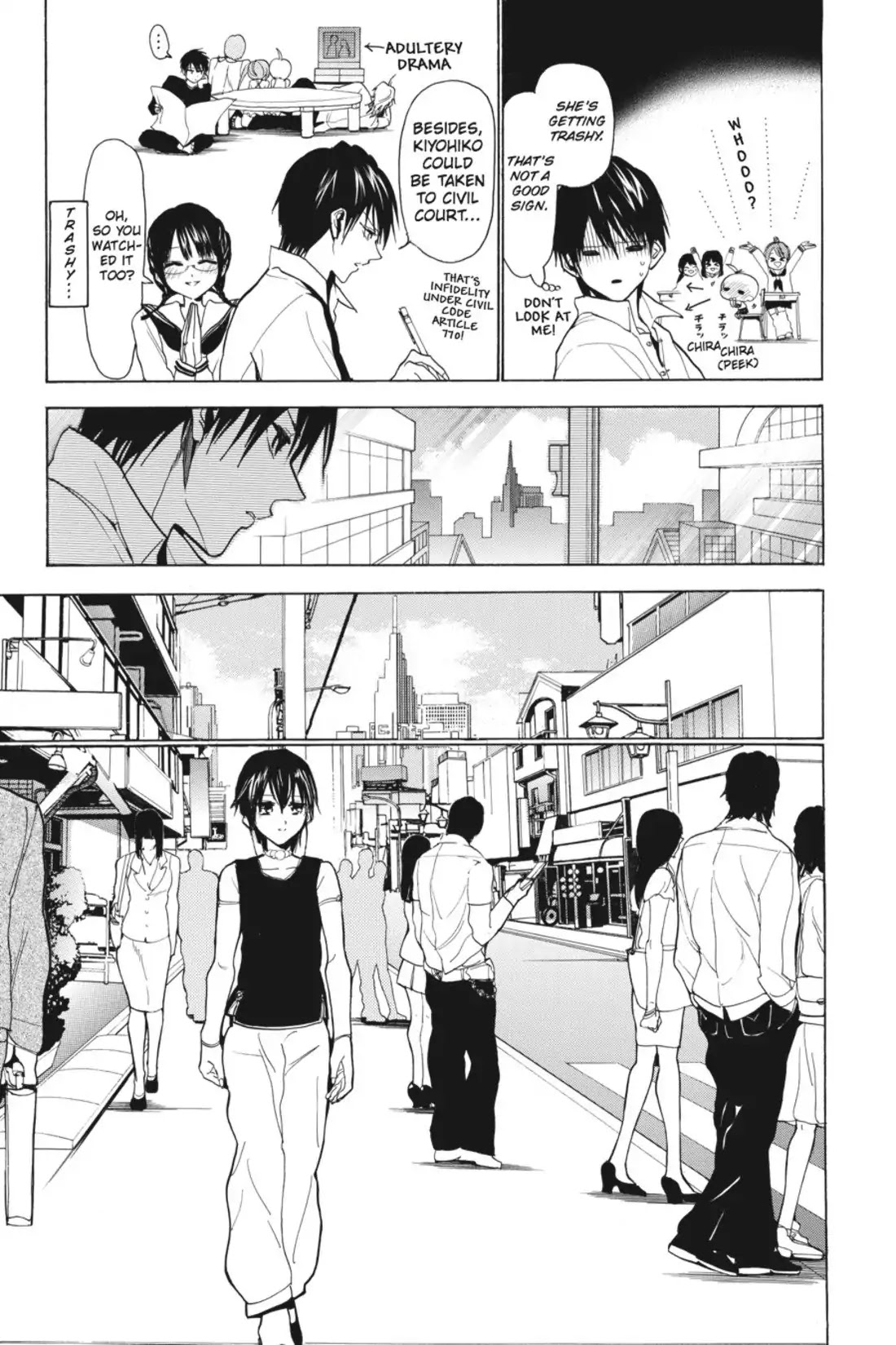 Sumomomo Momomo Chapter 48 page 10 - Chapter 48: Five Seconds Before a Kiss and a Crush