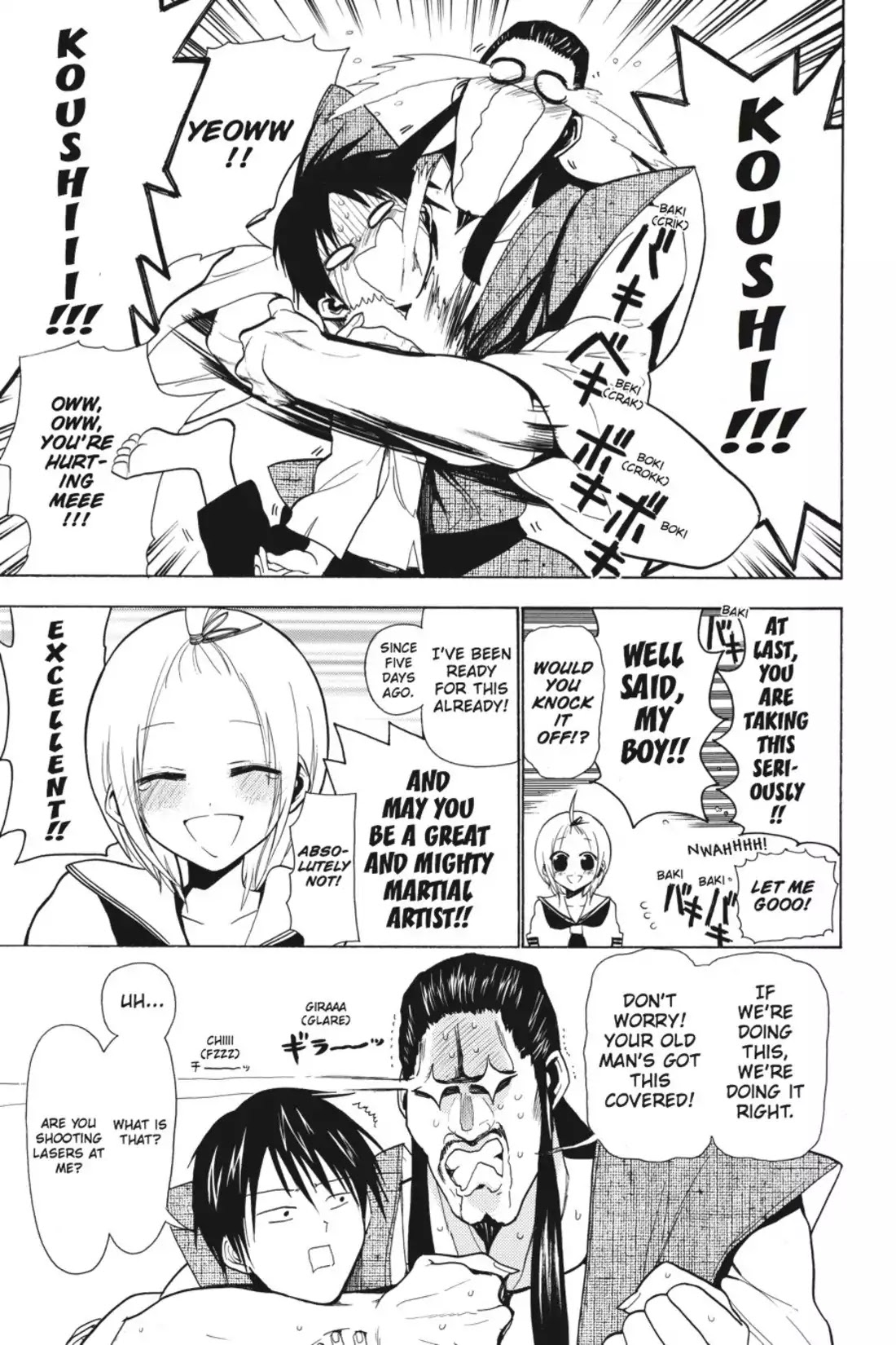 Sumomomo Momomo Chapter 50 page 13 - Chapter 50: Common Puberty Issues ~ In the Martial Artist's Case