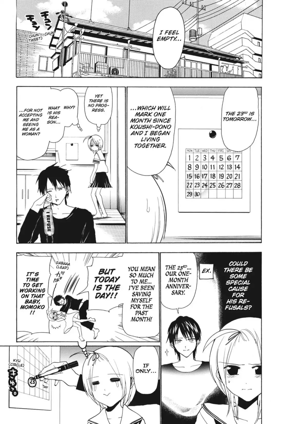 Sumomomo Momomo Chapter 53.5 page 5 - Vol.7 Special Chapter: Is the Day of Conception At Hand!?