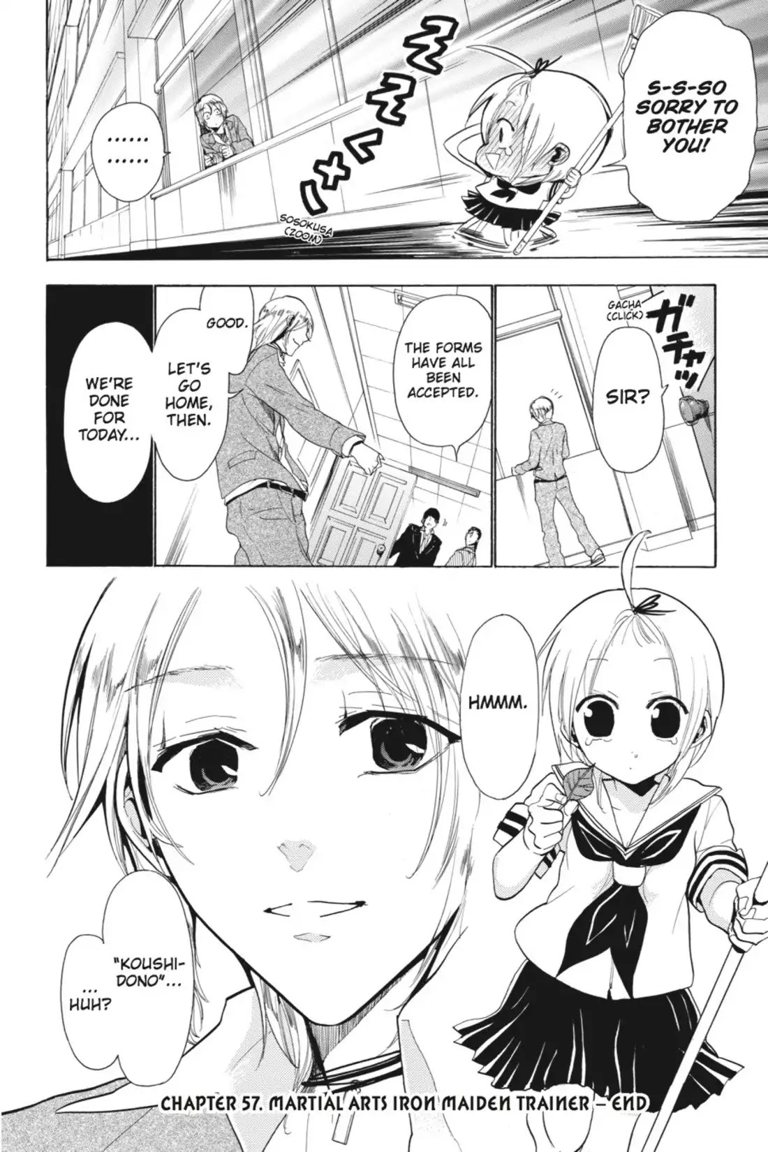 Sumomomo Momomo Chapter 57 page 26 - Chapter 57: Martial arts Iron Maiden Trainer